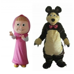 Mascot Costume Masha and Bear