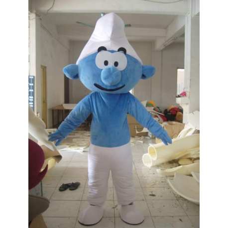 Mascot Costume Blue small man