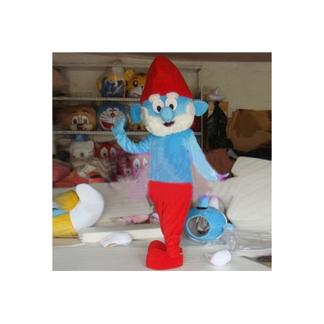Mascot Costume Blue big man