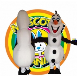 Mascot Costume Olaf - Super Deluxe