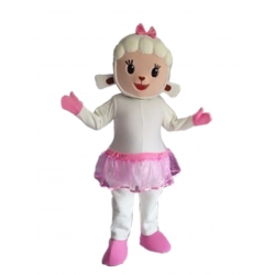 Mascot Costume Little Lambie - Super Deluxe 