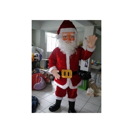 Mascot Costume Santa Claus - Super Deluxe 