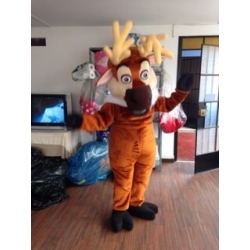 Mascot Costume Reindeer - Super Deluxe