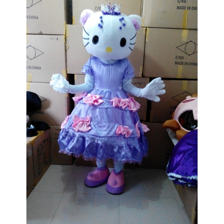Mascotte Hello Kitty Principessa