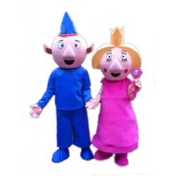 Mascot costume Ben and Holly